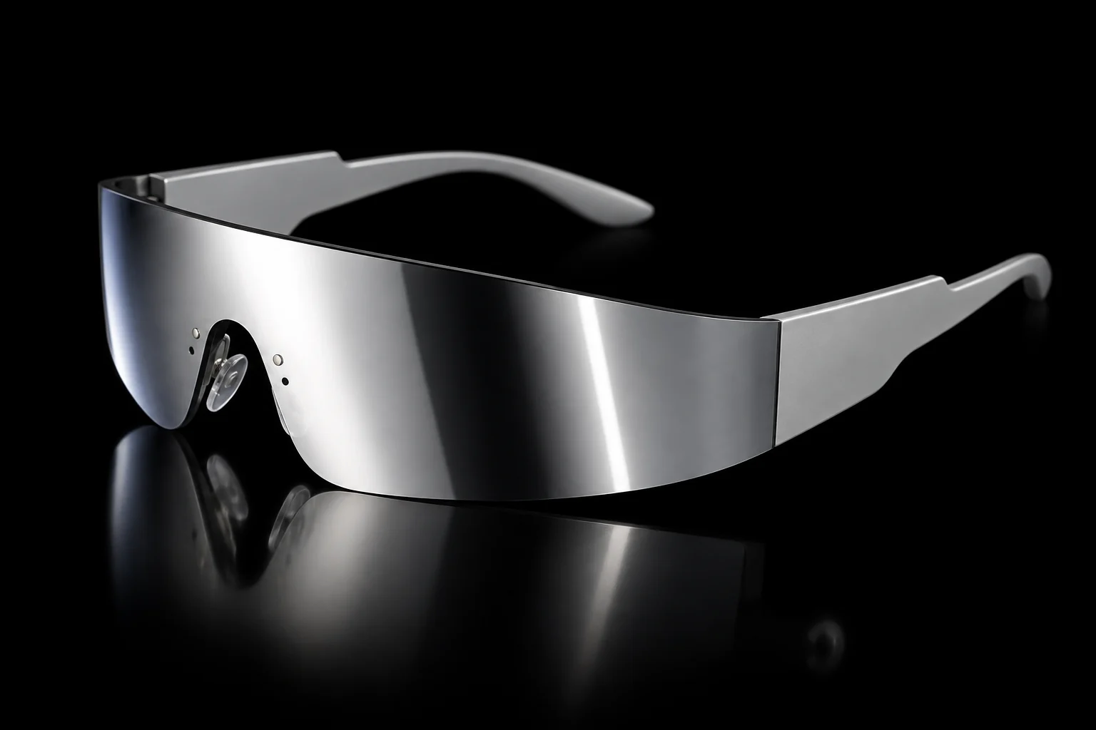 META sunglasses in Silver Mirror