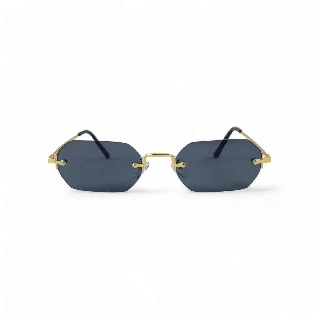 CHICO Rimless Sunglasses in Black