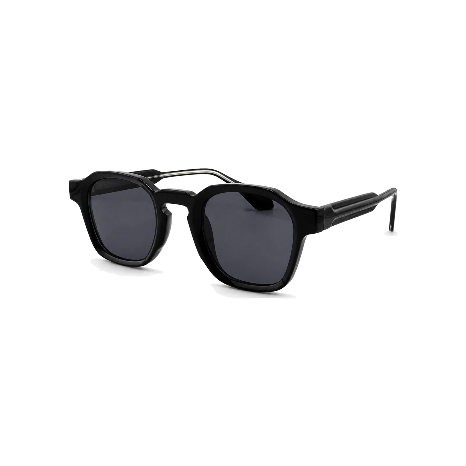 CORP Hexagon Sunglasses in Black