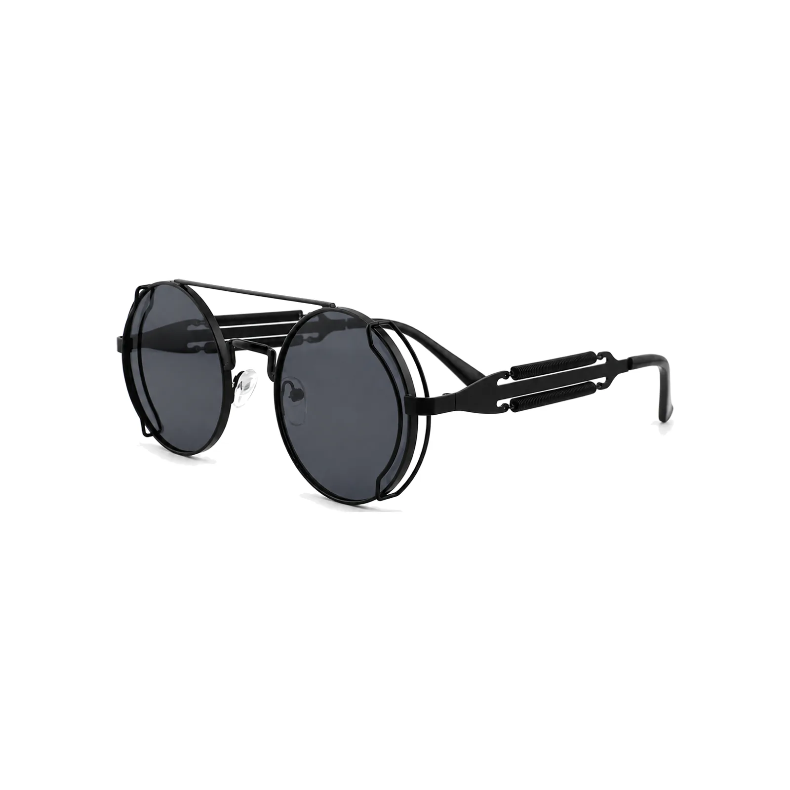 STEAM Round Sunglasses in Black